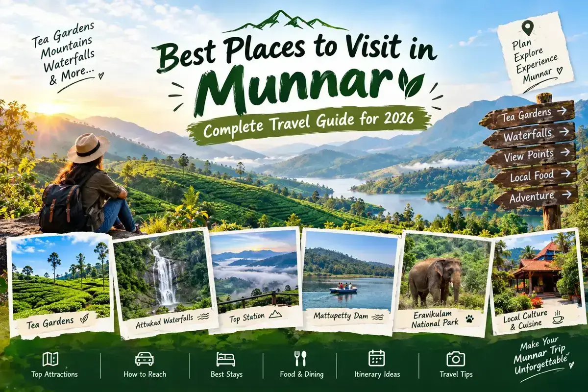 Best Places to Visit in Munnar: Complete Travel Guide for 2026